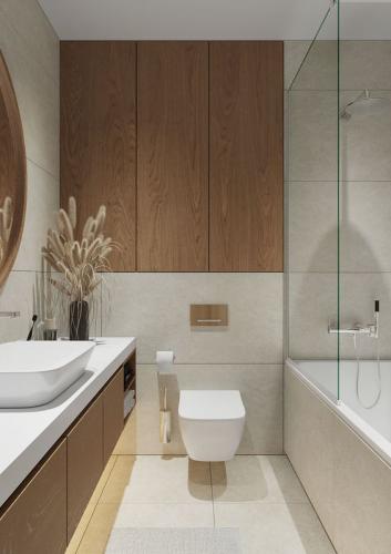 banheiro no estilo minimalista