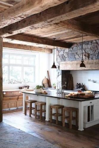 Cozinha Decoração No Estilo Rústico