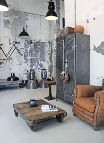 sala Decoração no Estilo Industrial