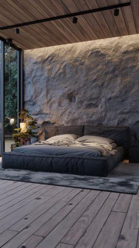 Quarto de Casal Decoração No Estilo Rústico