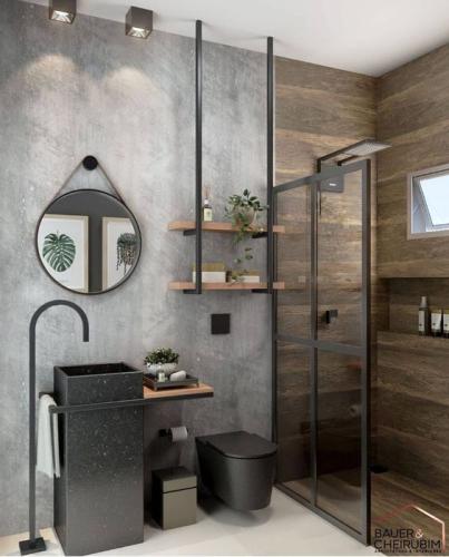 banheiro Decoração no Estilo Industrial