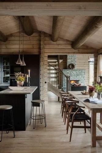 Cozinha Integrada Decoração No Estilo Rústico