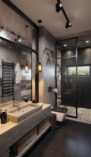 banheiro Decoração no Estilo Industrial