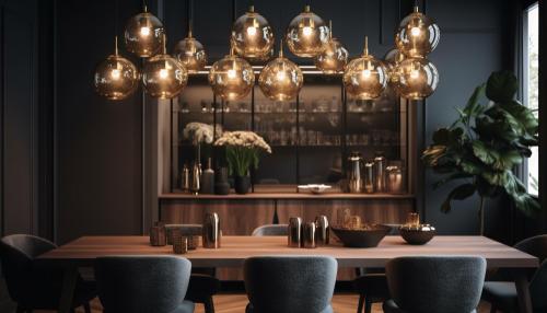 sala com iluminação Decoração no Estilo Industrial