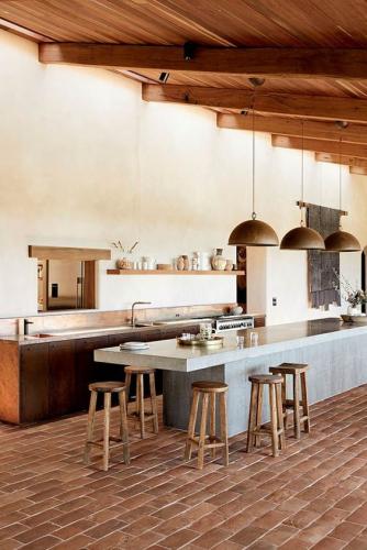 Cozinha com Decoração No Estilo Rústico